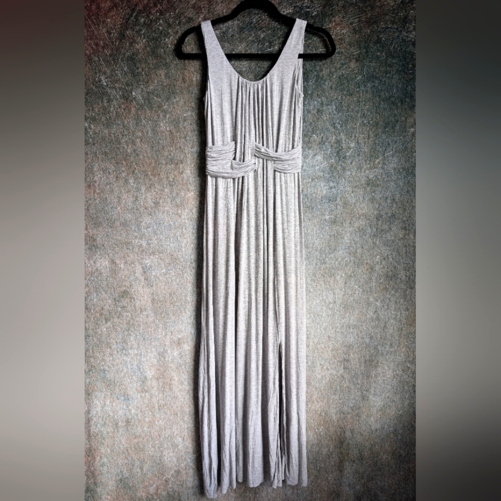 Summer Basics Ruched Maxi Dress